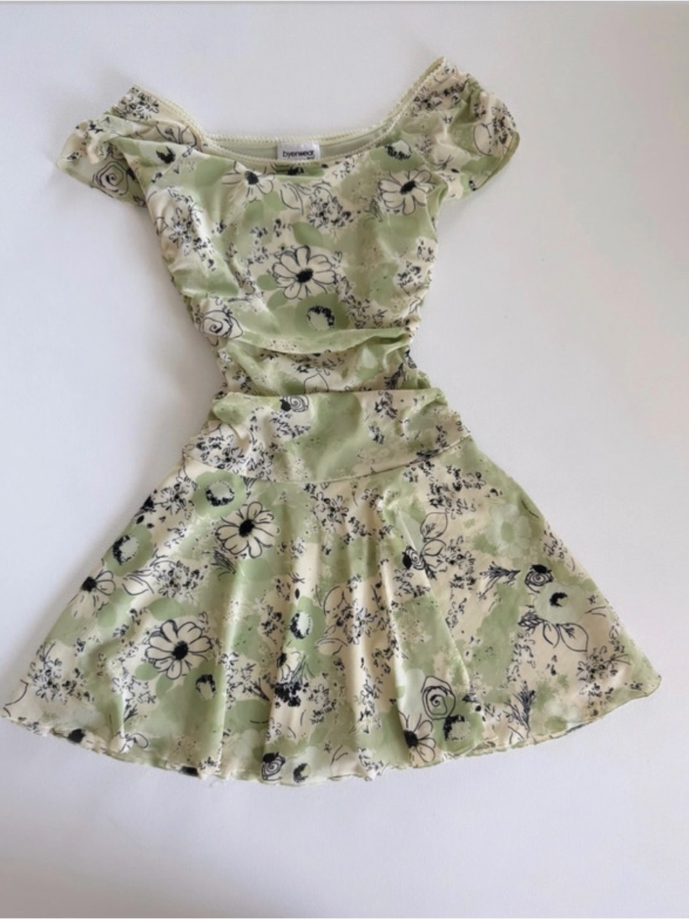 Vintage Byerwear Too! Floral Cutout Dress Size
S